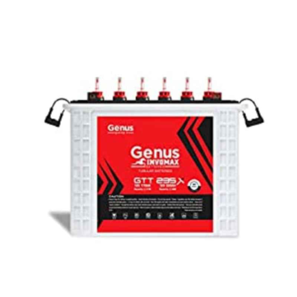 It has a capacity of 220Ah, making it suitable for powering various appliances and equipment in solar energy systems. The battery is maintenance-free and designed to be durable, with advanced technology for efficient power storage and reliable performance. With its white color and sleek design, the Genus Invomax 220Ah Solar Tall Tubular Battery is a stylish and dependable choice for solar power storage requirements.