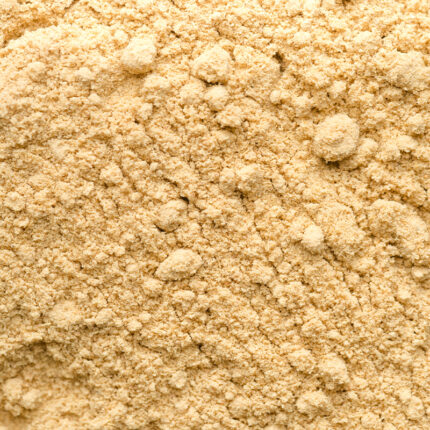The powder appears to have a rich hue and a fine consistency, suggesting it may be used as a seasoning or spice in culinary applications."