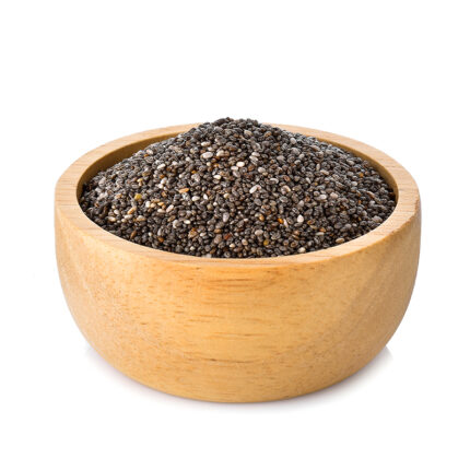 Small, round seeds with a shiny black color. Sweet basil seeds are harvested from the basil plant and are commonly used in cooking and herbal remedies. They have a mild, slightly sweet flavor and are often used as a spice, seasoning, or garnish in various cuisines around the world. Also known as Sabja seeds, they are used in traditional medicine for their potential health benefits.