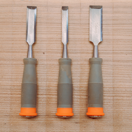 . Chisels are used to carve, shape, and smooth wood or other materials by hand, and come