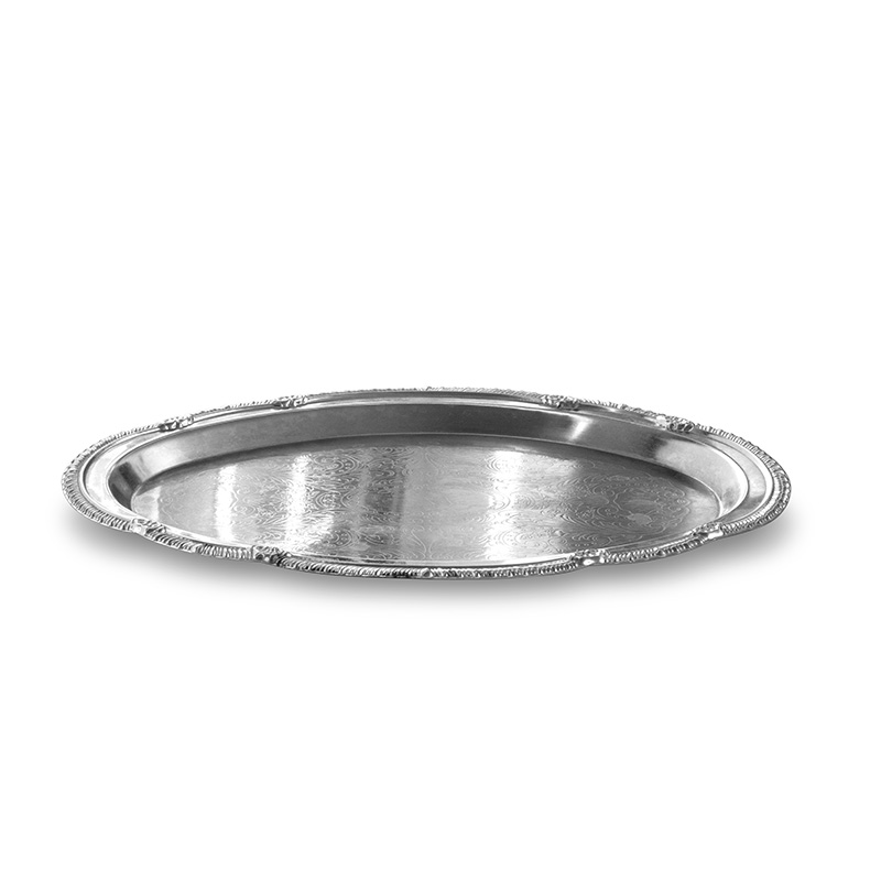 Rice plate This plate typically features a large, shallow design with a flat surface to hold a generous portion of cooked rice.