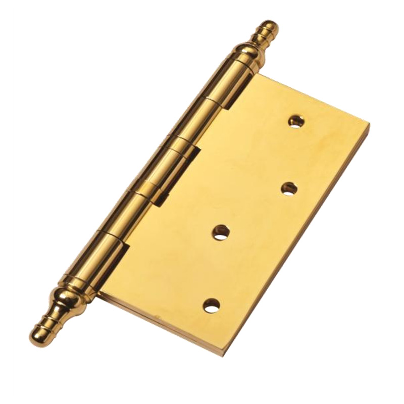 2-BEARING HINGES WITH FINIALS & SS PIN Image of 2-bearing hinges with finials and stainless steel pin: 2-bearing hinges featuring decorative finials and a stainless steel pin, offering both functionality and visual appeal for your doors