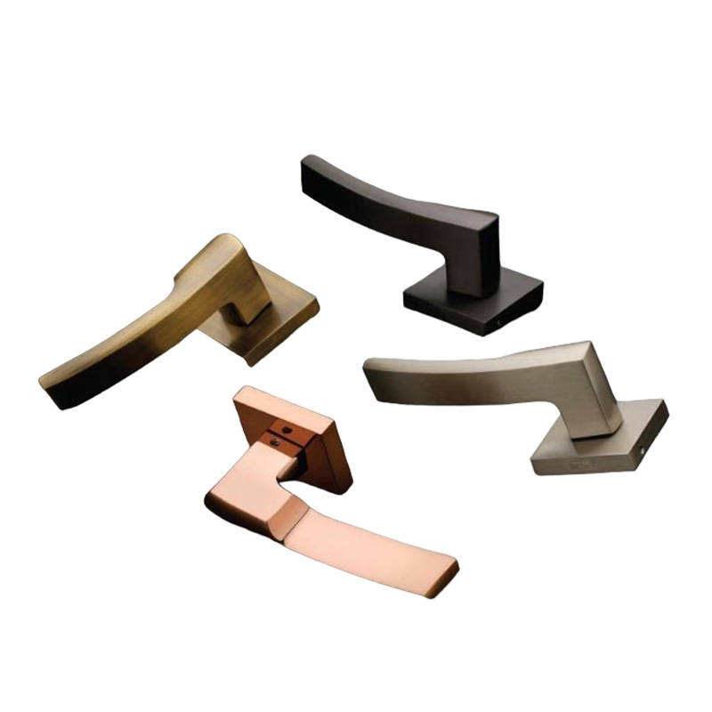 Brass door handle-113 A sleek and reliable brass door handle, crafted with precision and designed to add a touch of elegance to your doors.