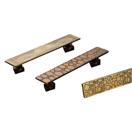 This pull handle combines functionality and style, making it an ideal choice for enhancing the appearance of doors, cabinets, or drawers.