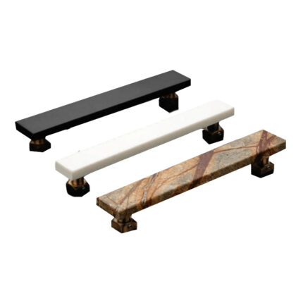 Crafted from high-quality brass, this pull handle offers durability and a classic aesthetic.