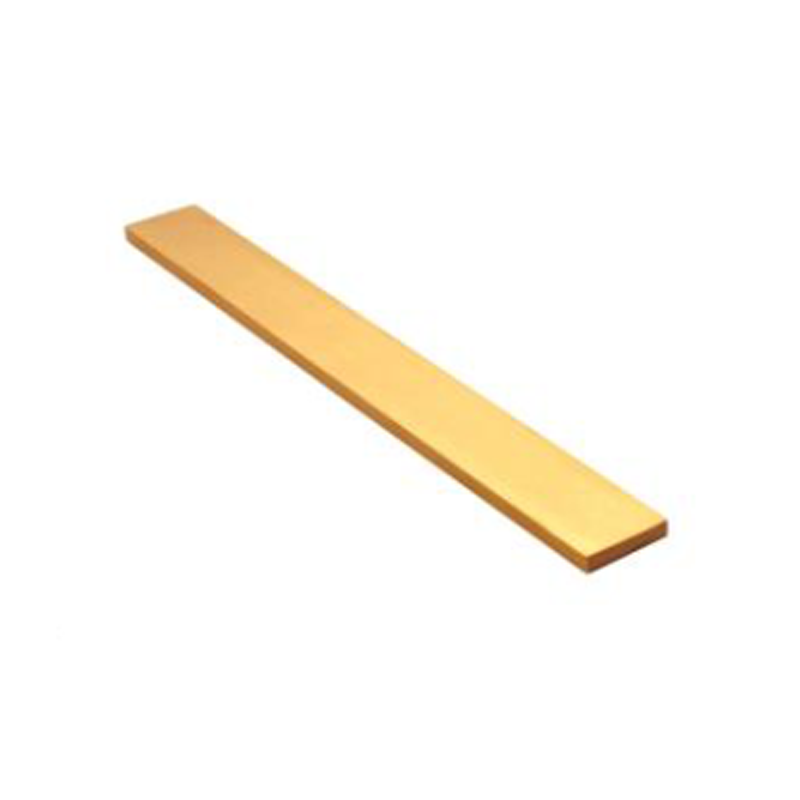 BI-005 Brass Rectangle Inlay BI-005 Brass Rectangle Inlay, a decorative hardware component made of brass in a rectangular shape, designed to add a touch of elegance and sophistication to furniture or woodworking projects.