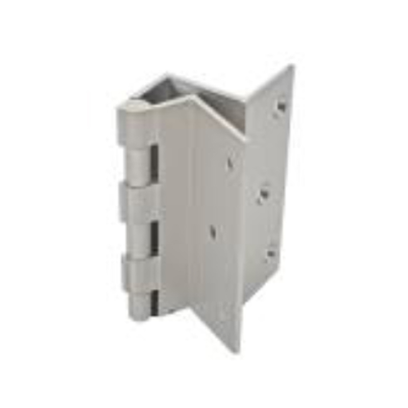 BR-159L W HINGES LOCKING 90° A pair of W hinges with a locking mechanism, designed for secure door operation at a 90° angle.