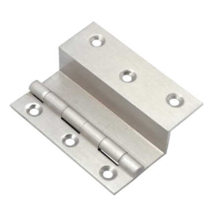 A set of two L hinges designed for sturdy door operation. The BR-160 design features a durable construction for long-lasting performance.