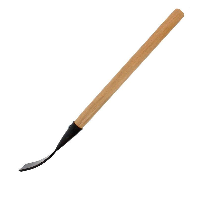 Bark Scrapper Bark Scraper, a specialized tool with a curved or flat blade used for removing bark from logs, branches, or other wooden surfaces in woodworking, forestry, and log building applications.
