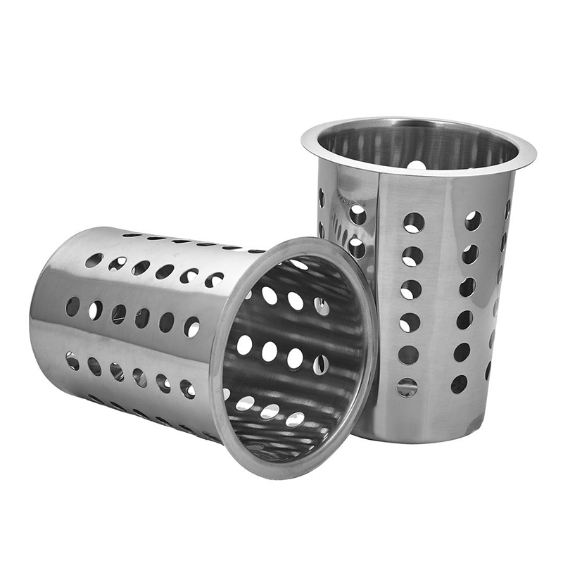 Cutlery holder It is typically made of wood, plastic, or metal and features separate compartments or slots to keep each type of utensil neatly separated and easily accessible.