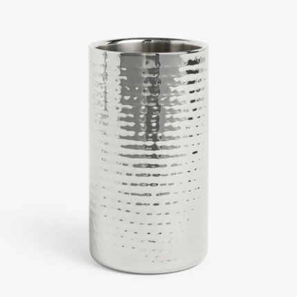 A dotted wine cooler is a stylish and functional container designed to chill and keep wine bottles at the optimal temperature.