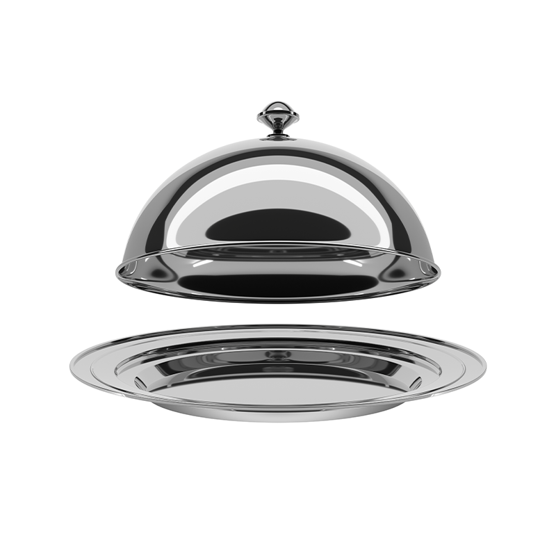 Eye serving dish with cover Decorative and functional serving dish designed with an eye-shaped lid or cover. It is commonly made of ceramic, porcelain, or glass and features a shallow, round or oval-shaped dish with a matching lid that fits securely over the top.