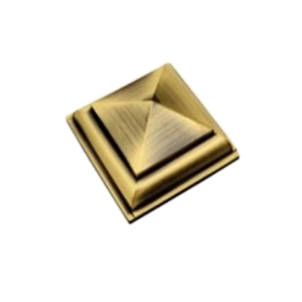 Royal pyramid-shaped mirror cap for elegant and stylish mirror installation.