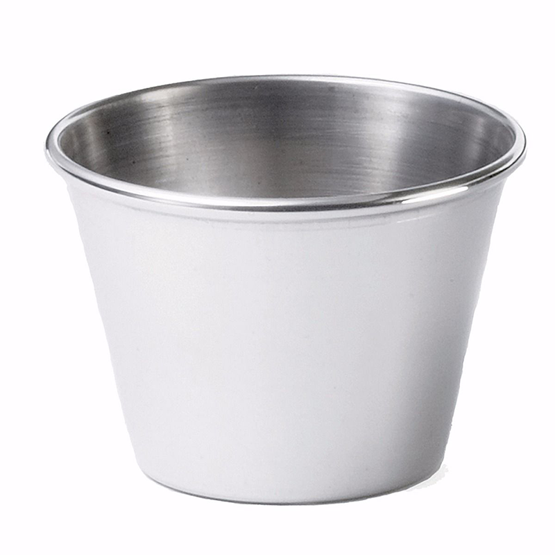 Sauce cup The sauce cup is typically made of ceramic, glass, or plastic and features a small size and convenient shape for easy dipping or pouring.