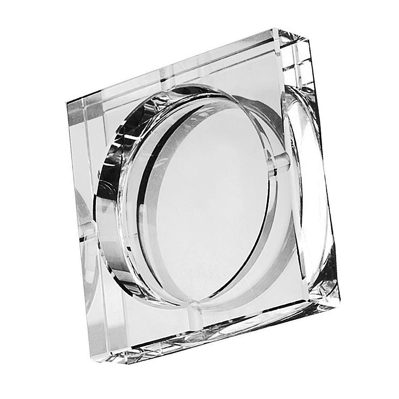 Square ash tray A square ash tray is a compact and practical tray designed specifically for collecting ash from cigarettes, cigars, or other smoking materials. It features a square shape, providing a clean and geometric aesthetic.